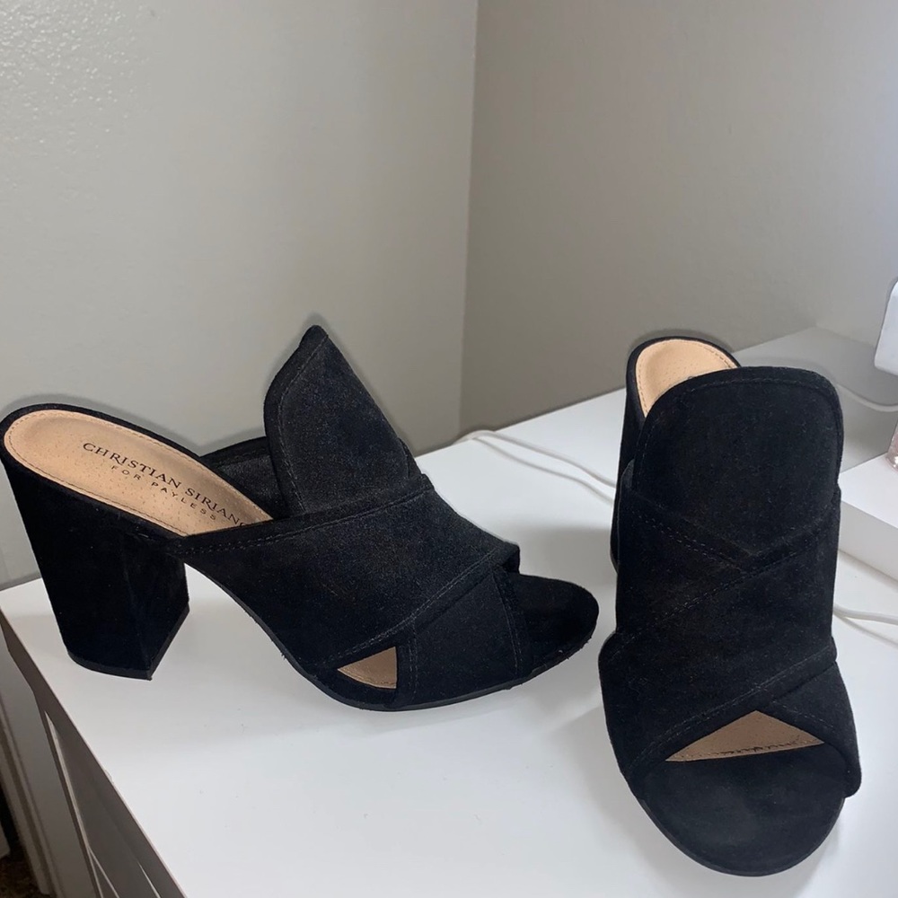 Black heels
